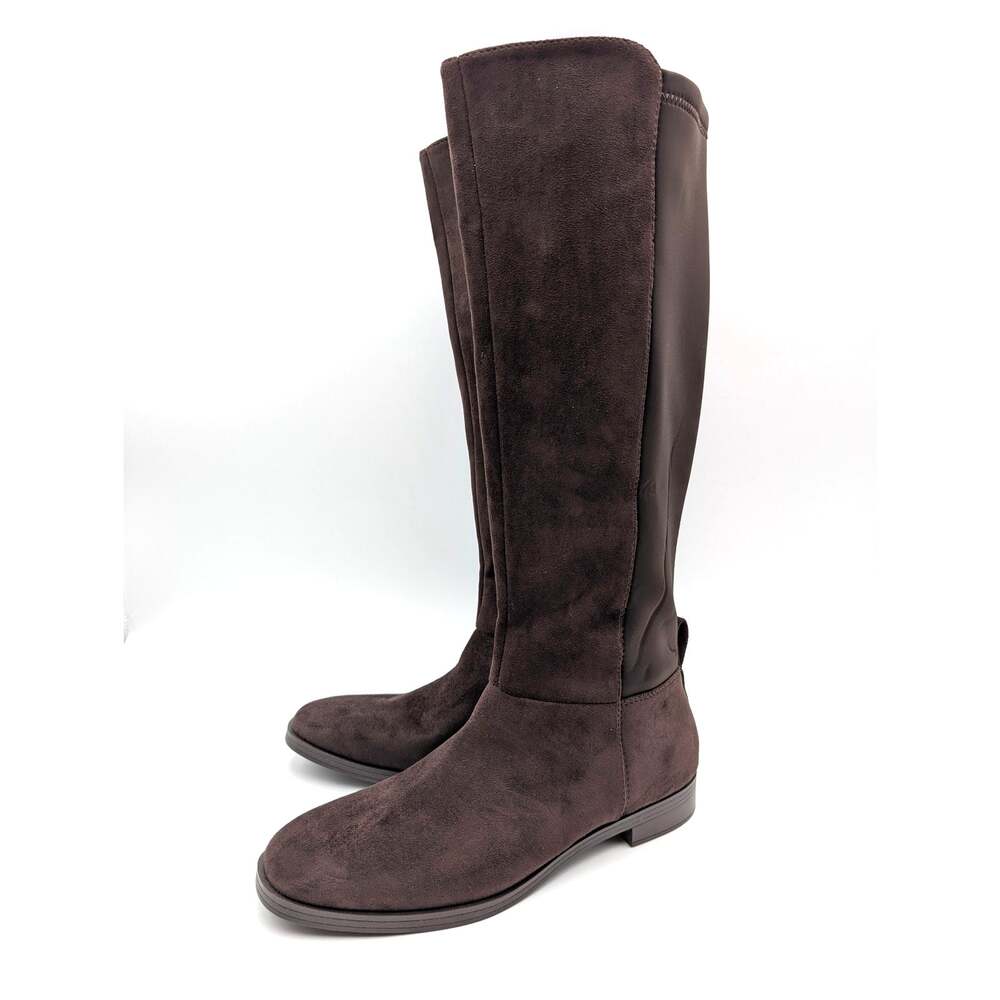 Splendid Manny Knee High Riding Boots Round Toe Women's Brown Size US8.5M EU39